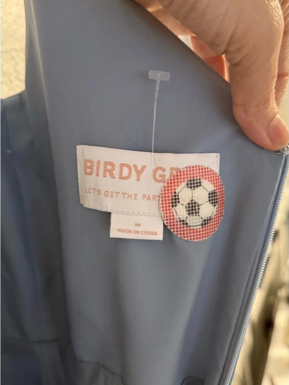 Birdy Grey Dusty Blue Satin Maxi Dress - Size M - Formal/Bridesmaid - Picture 9 of 11